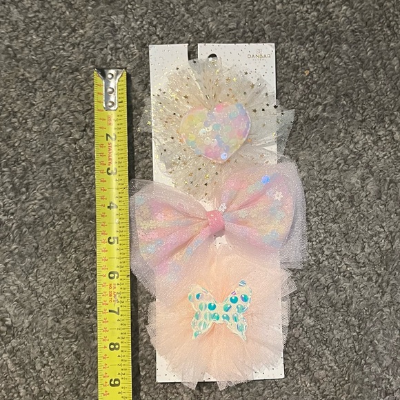 3 piece baby girl hair bows - Picture 3 of 4